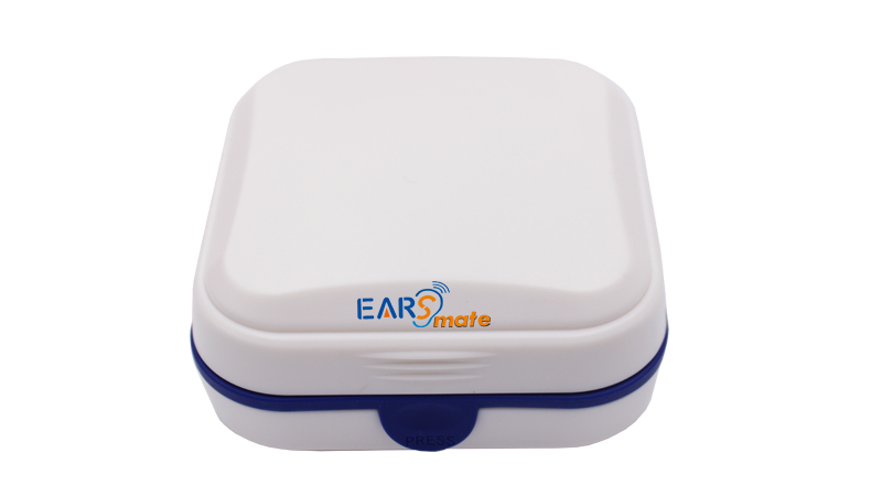 Estojo para aparelho auditivo portátil ABS para todos os aparelhos auditivos