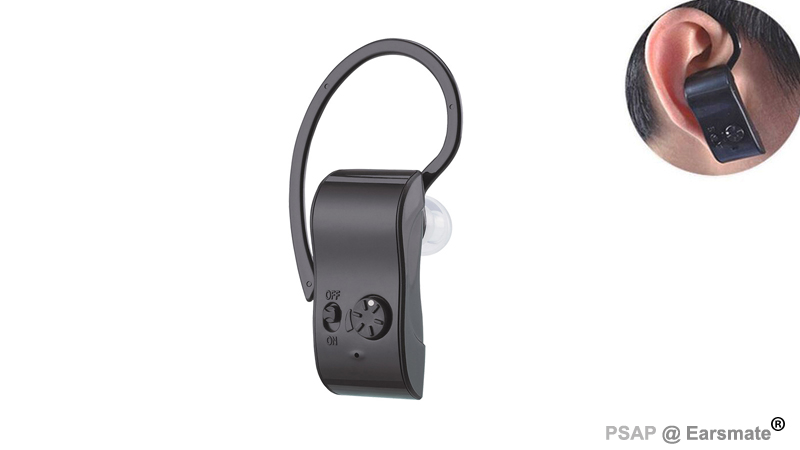 Mini aparelho auditivo portátil recarregável Bluetooth estilo Axon A-155