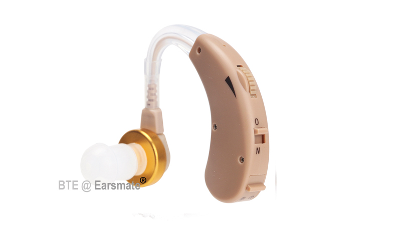 Dispositivo auditivo BTE barato de amplificador de voz para perda auditiva