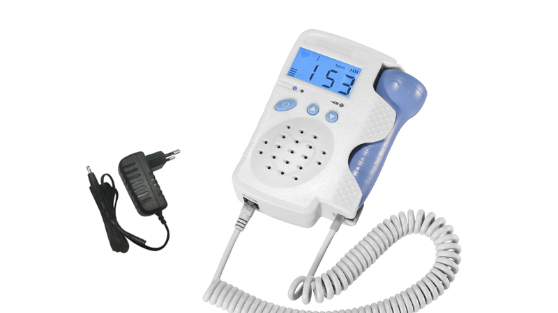 Monitor doppler fetal recarregável portátil para cuidados com o bebê doméstico