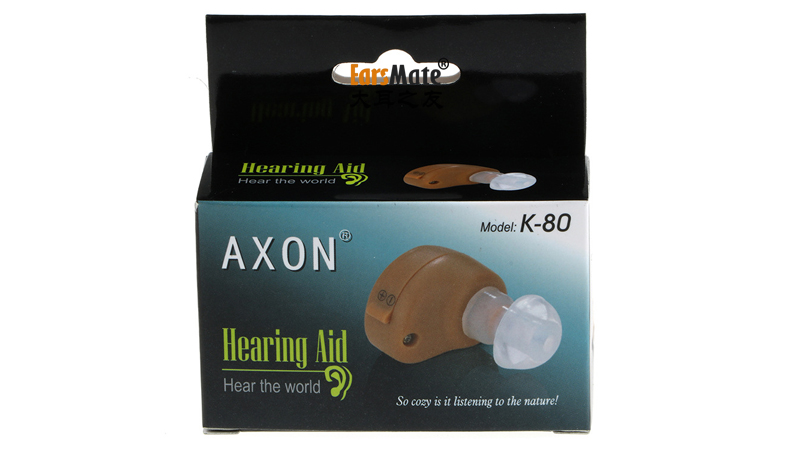 Amplificador de voz intra-auricular AXON Hearing Aid K 80 Mini da Earsmate