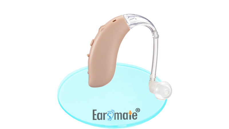 Novo tubo de som recarregável com encaixe aberto atrás da orelha Aparelhos auditivos BTE