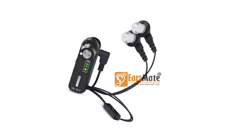 Receptor de monitoramento de voz para aparelho auditivo mini coletor de som G06
